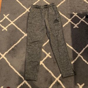 Heathered Gray Adidas Sweatpants (climawarm)
